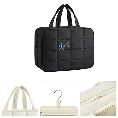 Travel Cosmetic Bag with Jewelry Organizer