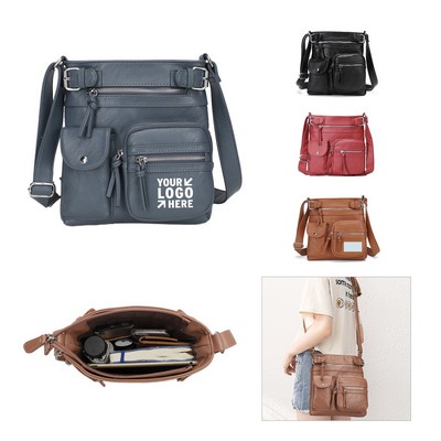 Women PU Leather Shoulder Bag