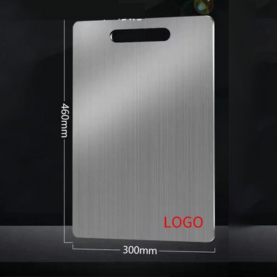 Large Size Stainless Steel Cutting Board With Handle