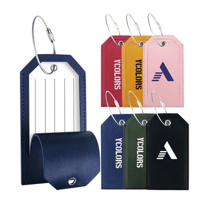 PU Leather Luggage Tags