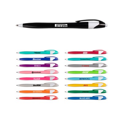 Colored Honesty Pen w/White Accents