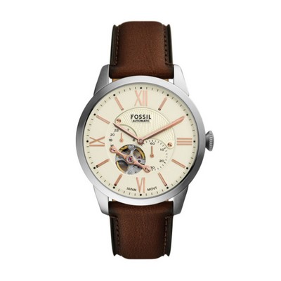Townsman Multifunction Brown Leather Watch