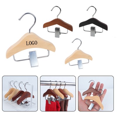 Cute Mini Wooden Clip Hangers for Kids