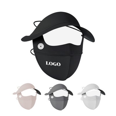 Summer Sunscreen Mask With Cap