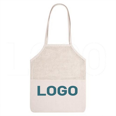 Cotton Mesh Tote Bag