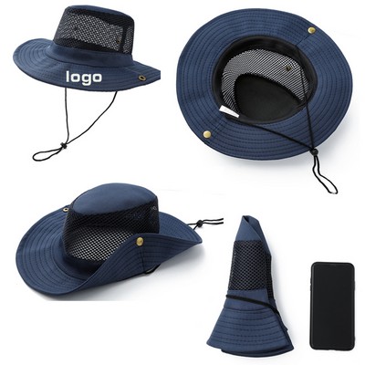 Breathable Sun Protection Folding Fisherman Hat