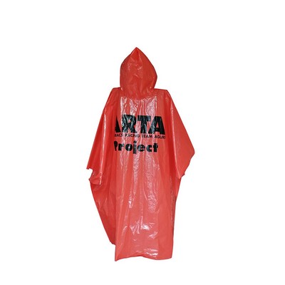 Disposable Rain Poncho