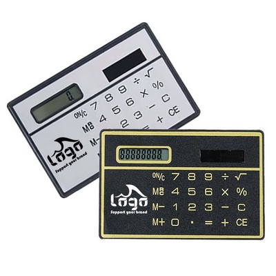 Ultra Pocket Size Solar Powered Calculator