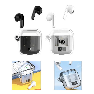 Wireless Earbuds with Digital Display Charging Case