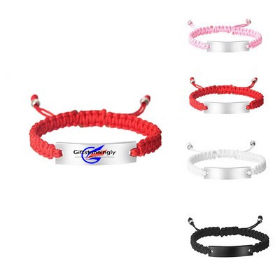 Medical Alert ID Adjustable Bracelet