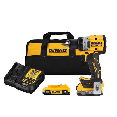 DeWalt 20V Max Xr Brushless Cordless 1/2" Drill/Driver Kit W/ Powerstack Battery