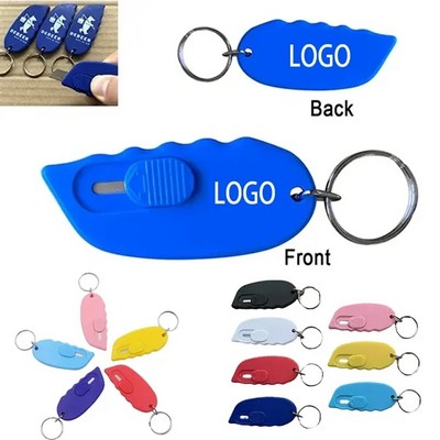 Retractable Box Cutter With Keyring