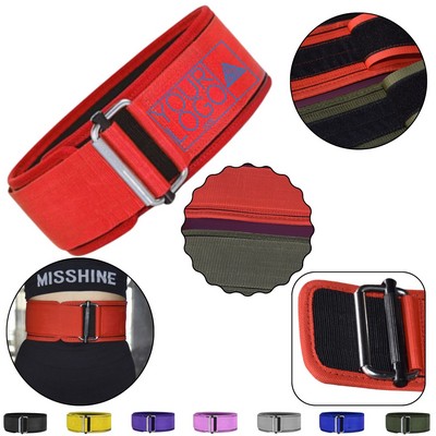 Self-Locking Weight Lifting Belt