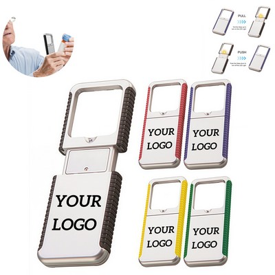 Retractable Magnifier With Led Light