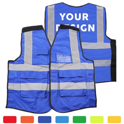 Detachable durable reflective safety vest
