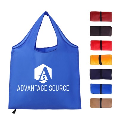 210T Polyester Thickened Foldable Shopping Tote Bag
