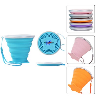 10 oz Silicone Foldable Travel Cup