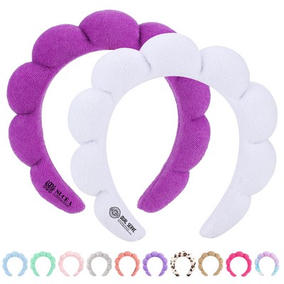 Cloud Sponge Embroidered Headband