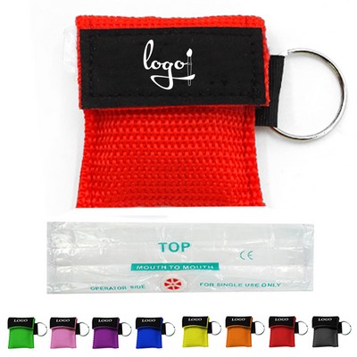 CPR Face Shield Mask with Nylon Pouch