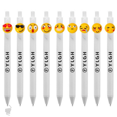 Click Activated Pen With Emoji Faces