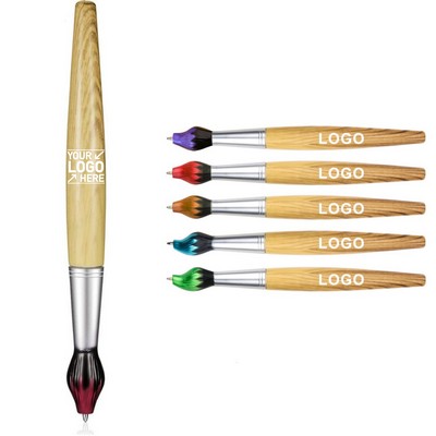 Customizable Brush-Shaped Ballpoint Pen