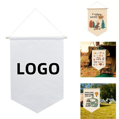 Customizable Canvas Hanging Banner
