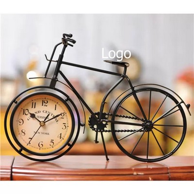 Vintage Table Bike Clock