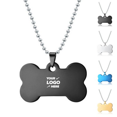 Bone Shaped Dog Tag