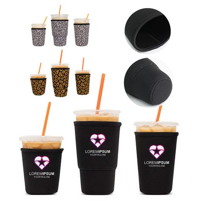 Custom Reusable Neoprene Drink Cup Sleeve 3 Piece Set