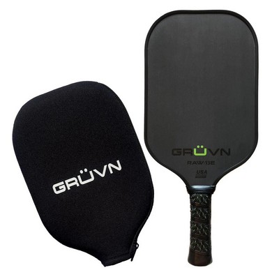 GRUVN Raw-13E Pickleball Paddle Size 16.5'' - Black/Green