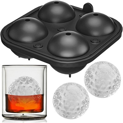 Golf Ball Shaped silicone Ice Cube Tray