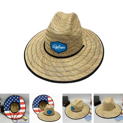 Lifeguard Beach Straw Hat