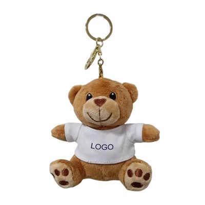 4.5" Plush Bear Key Chain