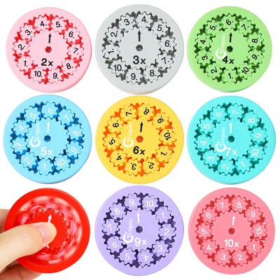 Math Fact Fidget Spinner Sensory Toy Multiplication for Kids