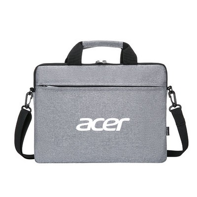 Professional Nylon Laptop Bag with Smart Handle with Strap & Extra Pocket (15" x 10.5" x 0.8)