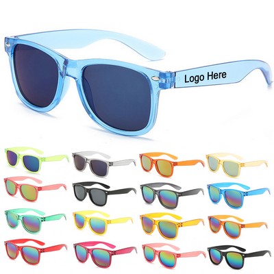 Uv400 Children Clear Frame Sunglasses
