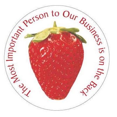 Strawberry Photo Hand Mirror (2½" Diameter)