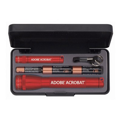 Red Genuine Maglite® Combination Flashlight Set