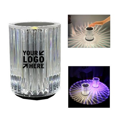 Crystal Touch Table Lamp Rechargeable Ambient Light