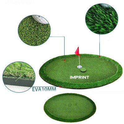 Oval Floating Golf Putting Green