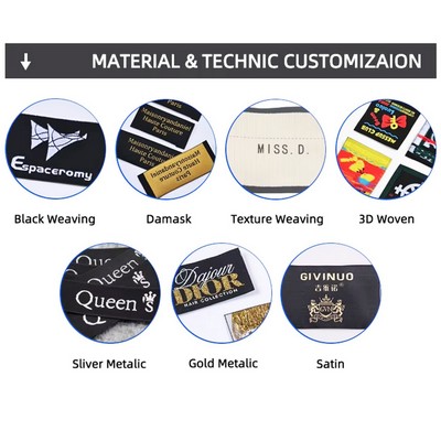 Custom Woven Tag Labels