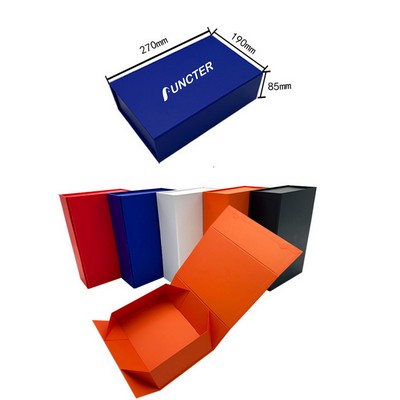 Folding Gift Box/One-piece Gift Box/Magnetic Clamshell Packing Box 7.88'' X 5.12''
