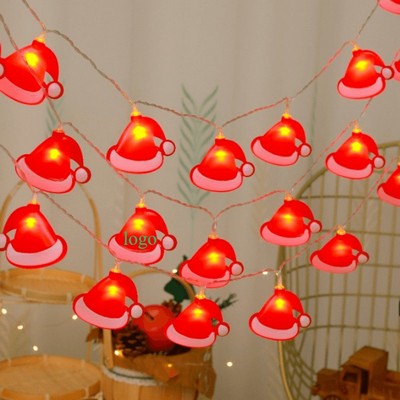 126" Santa-Hat Shaped Led Christmas Light String