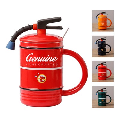 16oz Ceramic Fire Extinguisher Mug