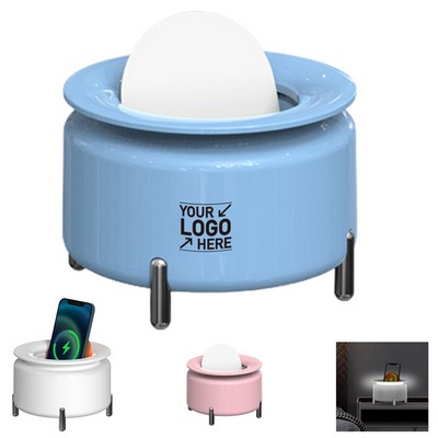 Wireless Charger Night Light With TWS Speaker