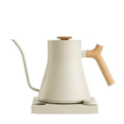 Stagg™ EKG Pro Sesame Beige Electric Kettle w/Maple Wood Accents
