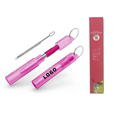 Stainless Steel Telescopic Straw