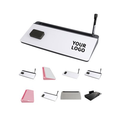 Desktop Dry Erase Board With Storage Tray