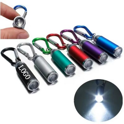 LED Mini Flashlight Keychain With Battery