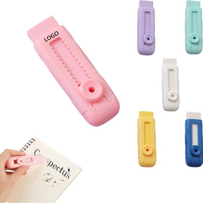 Sliding Retractable Pencil Erasers